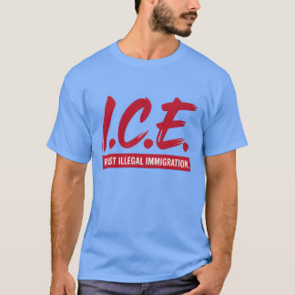 不法移民に抵抗するICE Tシャツ