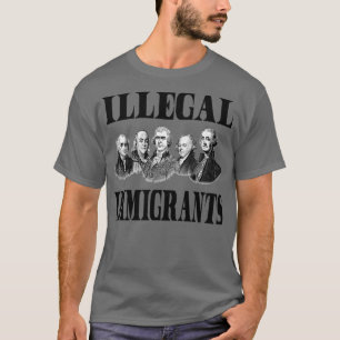 不法移民 Tシャツ