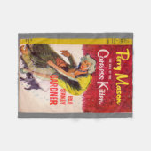 不注意な子ネコの表紙の場合 フリースブランケット (正面(横))