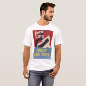 不注意な発言は命取り Tシャツ (正面フル)