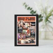 不注意な話は戦時中の悲劇をもたらす ポストカード (スタンド正面)