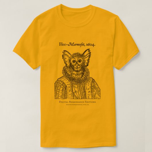 不満を抱いたサル Tシャツ (デザイン正面)