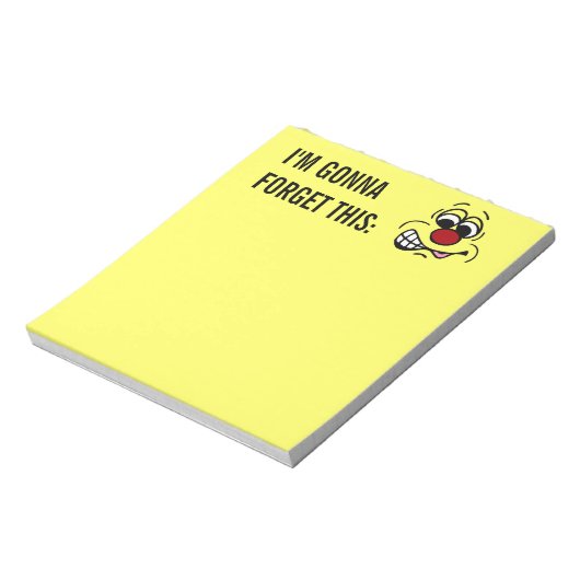 不満を抱いた従業員顔不満 ノートパッド (回転)