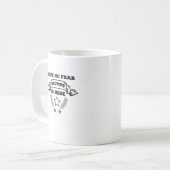 不満を言う恐れなどない コーヒーマグカップ (正面左)