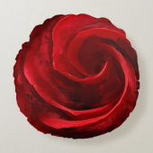 不満足美しいブラシ仕上げポリエステル装飾用クッション ラウンドクッション (正面)