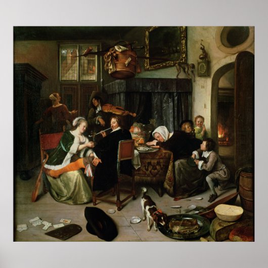 不溶家庭， 1668 ポスター (正面)