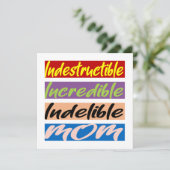 不滅で信じられないほどの母親 カード (スタンド正面)