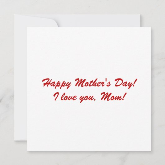 不滅で信じられないほどの母親 カード (裏面)