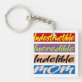不滅で信じられないほどの母親 キーホルダー (正面)