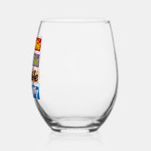 不滅で信じられないほどの母親 ステムなしワイングラス (左)