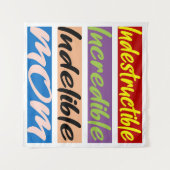 不滅で信じられないほどの母親 タペストリー (正面(横))