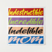 不滅で信じられないほどの母親 タペストリー (正面)