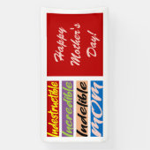 不滅で信じられないほどの母親 横断幕 (縦)