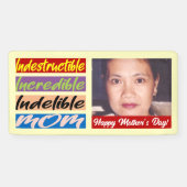不滅で信じられないほどの母親 横断幕 (横)