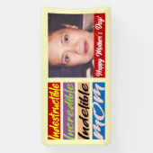 不滅で信じられないほどの母親 横断幕 (縦)