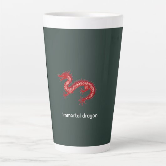 不滅のドラゴン カフェラテマグ (正面)