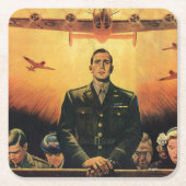 不滅のハーピー スクエアペーパーコースター (正面)