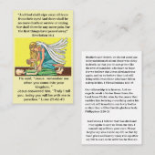 不滅のライフ祈りの言葉カード 名刺 (正面/裏面)