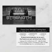 不滅の強さの訓練用名刺 名刺 (正面/裏面)