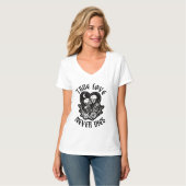 不滅の愛 スケルトンカップル Tシャツ (正面フル)
