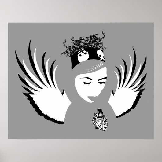 不滅の献身：失った angel ポスター (正面)