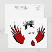 不滅の献身：失った angel ポストカード (正面/裏面)