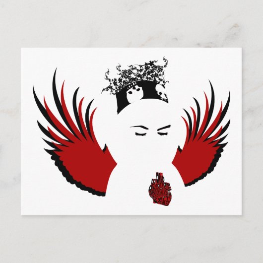 不滅の献身：失った angel ポストカード (正面)