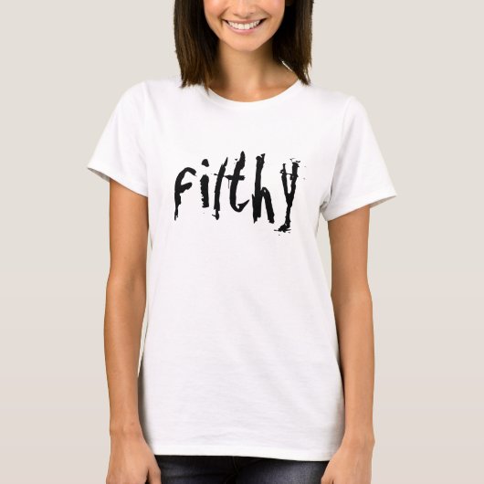 不潔なワイシャツ Tシャツ (正面)