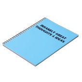 不潔な思素晴らしい及びアイディア ノートブック (左側)