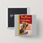 不用意な子猫ブックカバーの場合 缶バッジ (正面&裏面)