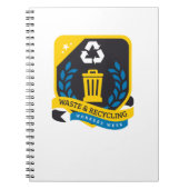 不用、労働者週のノートをリサイクルします ノートブック (正面)