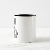 不発弾処理 ツートーンマグカップ (中央)