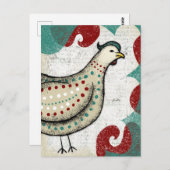 不真面目なチキンハガキ ポストカード (正面/裏面)