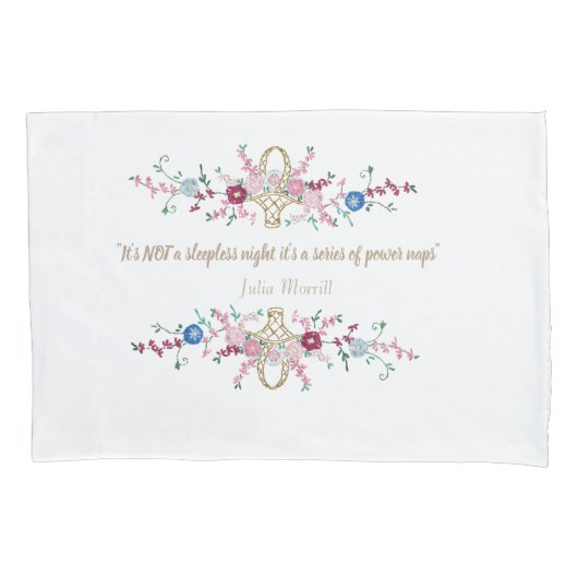 不眠しかし強力 枕カバー (正面)