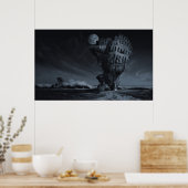 不眠または夜行覚醒 ポスター (キッチン)