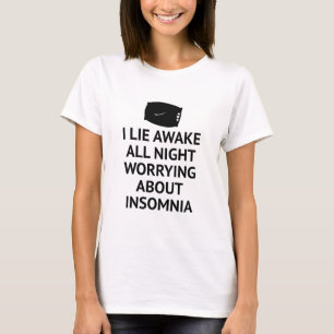 不眠を心配する Tシャツ