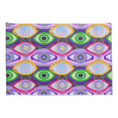 不眠オープンアイズプリント 枕カバー (裏面-右)