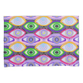 不眠オープンアイズプリント 枕カバー (正面右)