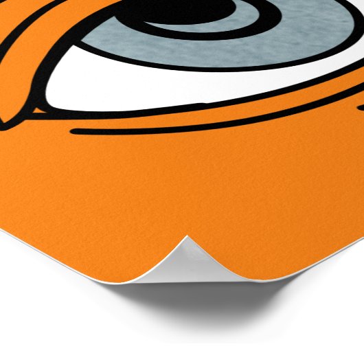 不眠モダンアイアポップ・アートのート ポスター (角)