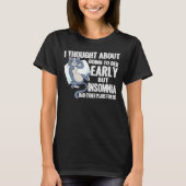 不眠認識度ワールドスリープデイ Tシャツ (正面)