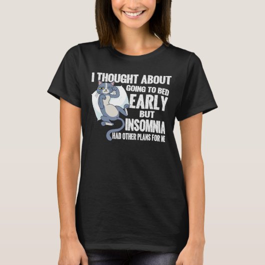 不眠認識度ワールドスリープデイ Tシャツ (正面)