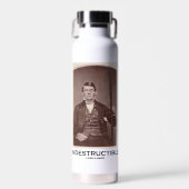 不破壊フィニアスゲージ心理学ユーモア ウォーターボトル (正面)