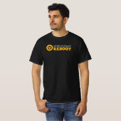 不確実な場合はコンピュータのユーモアを再起動 Tシャツ (正面フル)