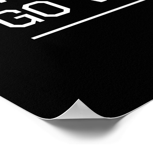 不確実な場合は作業に出る ポスター (角)