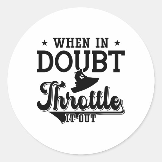 不確実な場合は、ジェットスキーのジェットスロットル ラウンドシール (正面)