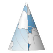 不確実性のハリケーンのギャグの冗談のギフトの円錐形 パーティーハット (裏面)