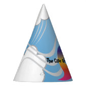 不確実性のハリケーンのギャグの冗談のギフトの円錐形 パーティーハット (左)
