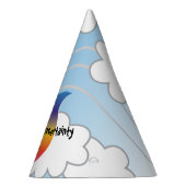 不確実性のハリケーンのギャグの冗談のギフトの円錐形 パーティーハット (右)