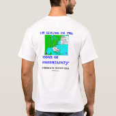 不確実性SE FL版の円錐形 Tシャツ (裏面)