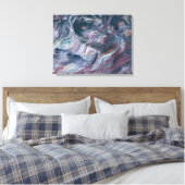 不確実I.The Farewells (triptych) 1911 (oi) キャンバスプリント (インサイチュ (寝室))